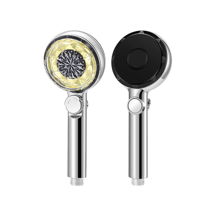 BowLift | Contemporary Handheld Shower Head Round Filter Ball Spray Head With Digital Display