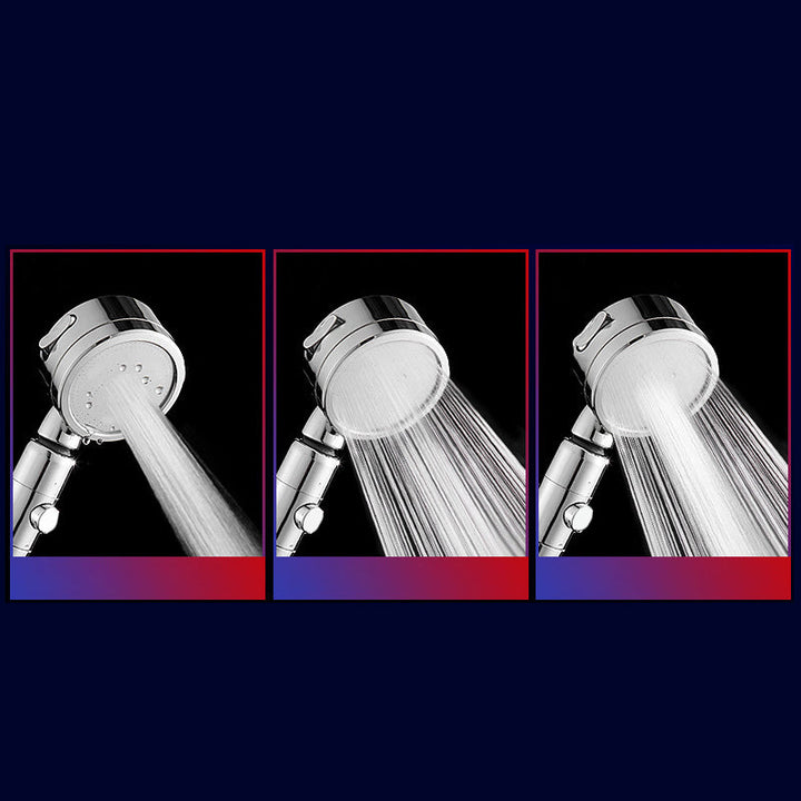 BowLift | Contemporary Handheld Showerhead Round 3 Settings Sprayhead in Silver