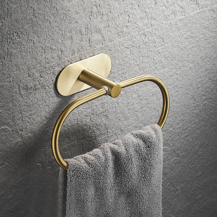 BowLift | 4-piece traditional bathroom hardware set with towel ring/paper holder & bath towel hook