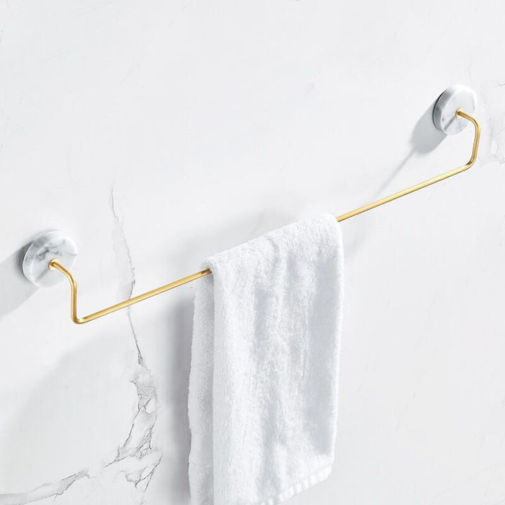 BowLift | Modern bathroom accessories as a single piece or as a set in marble and metal