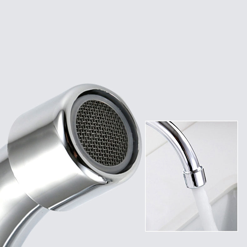 BowLift | High Arch Brass Bathroom Faucet Double Handle Basin Tap