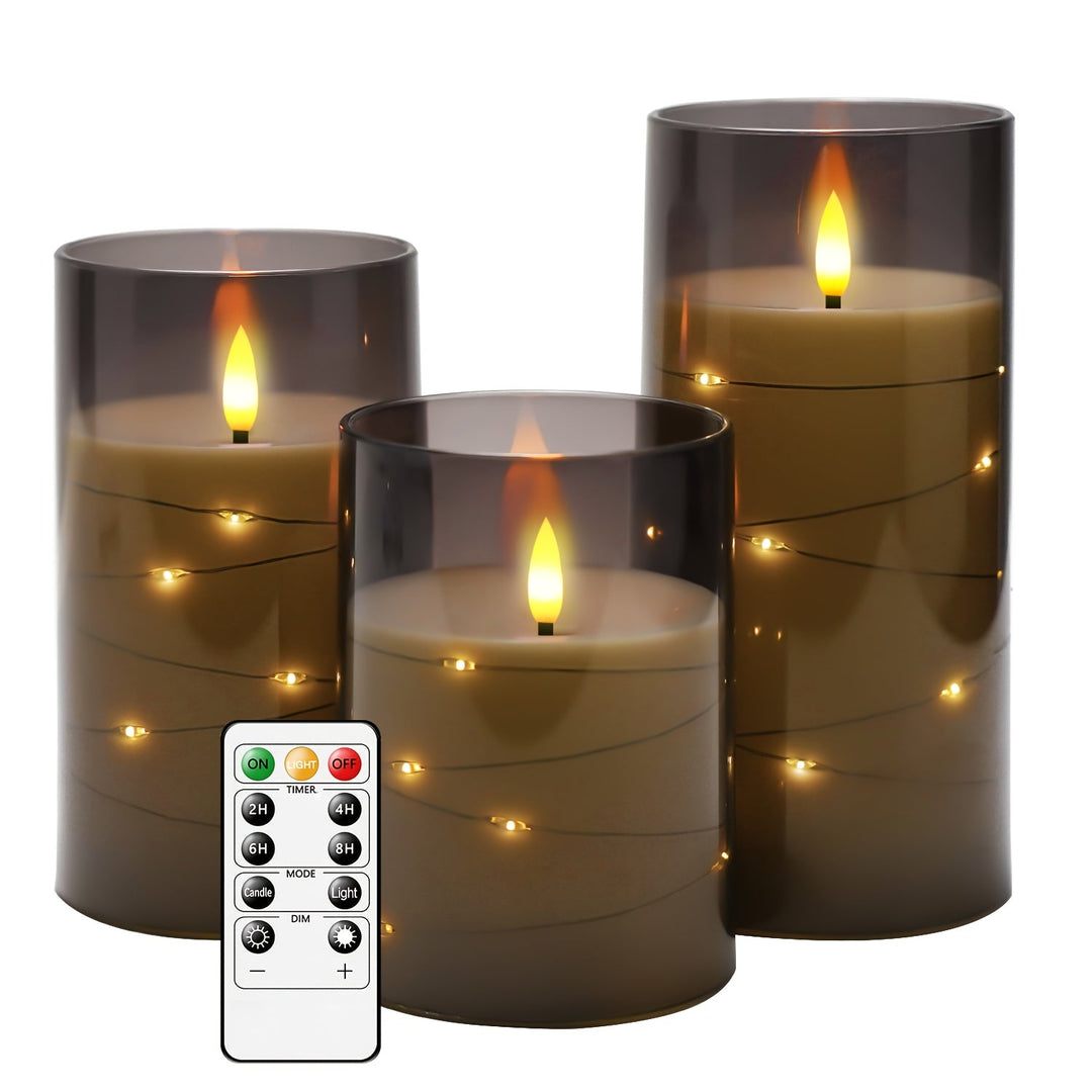 StarGlow LED Candle Set – Enchanting Atmosphere for Home Bowlift