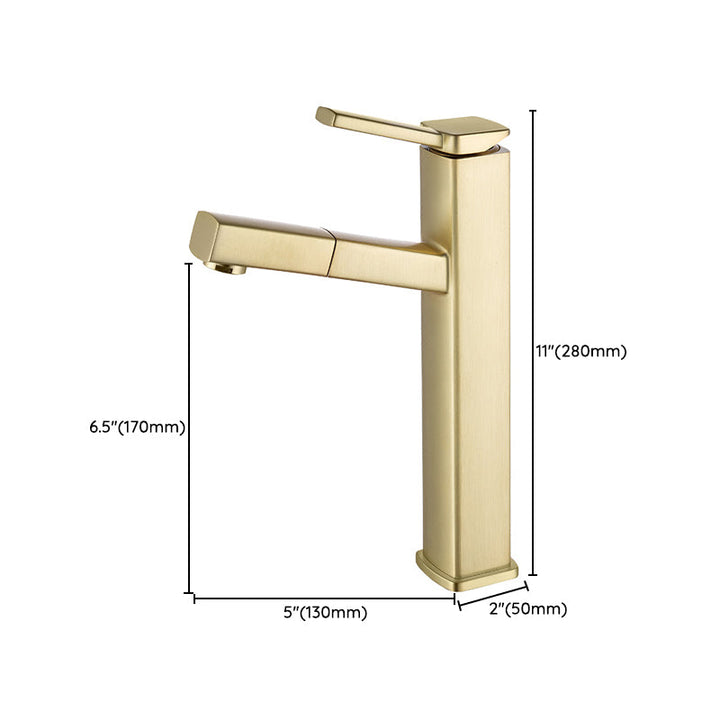 BowLift | Glam Style Faucet Single Handle Centerset Faucet with Swivel Spout