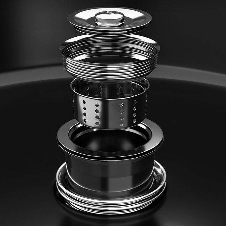 BowLift | Contemporary Style Round Kitchen Sink Stainless Steel Kitchen Sink