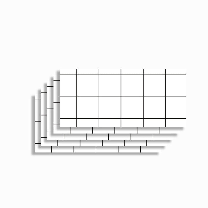 BowLift | 30 cm X 58 cm PVC rectangular Peel & Stick subway tile kitchen and bathroom backsplash