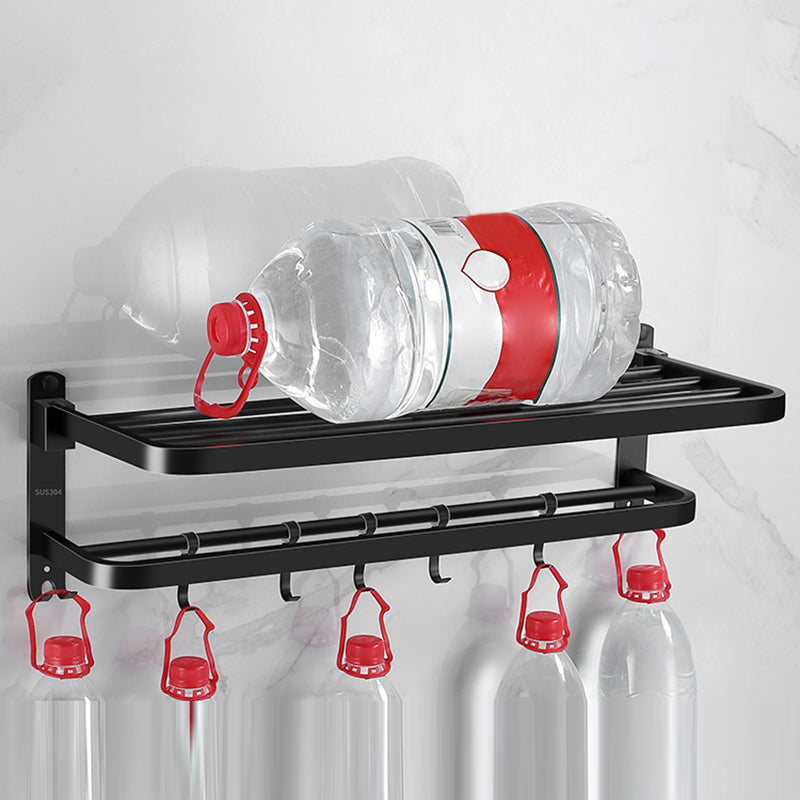 BowLift | Matt black bathroom accessory set Modern bathroom accessory hardware set