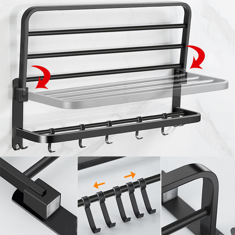 BowLift | Matt black bathroom accessory set Modern bathroom accessory hardware set