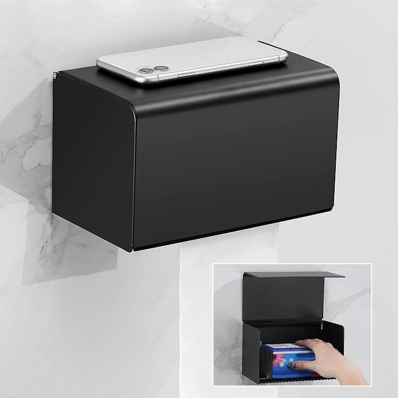 BowLift | Matt black bathroom accessory set Modern bathroom accessory hardware set