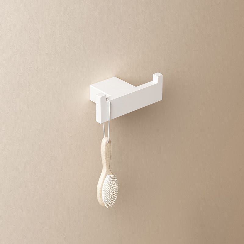 BowLift | Modern White Bathroom Accessory Set Stainless Steel Bath Hardware Set
