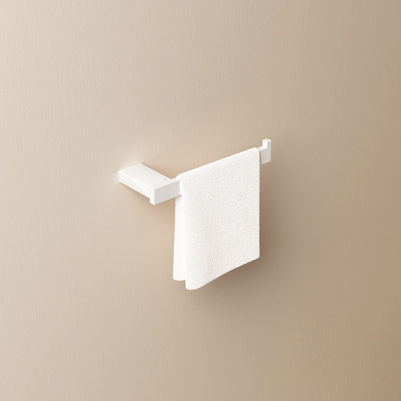 BowLift | Modern White Bathroom Accessory Set Stainless Steel Bath Hardware Set