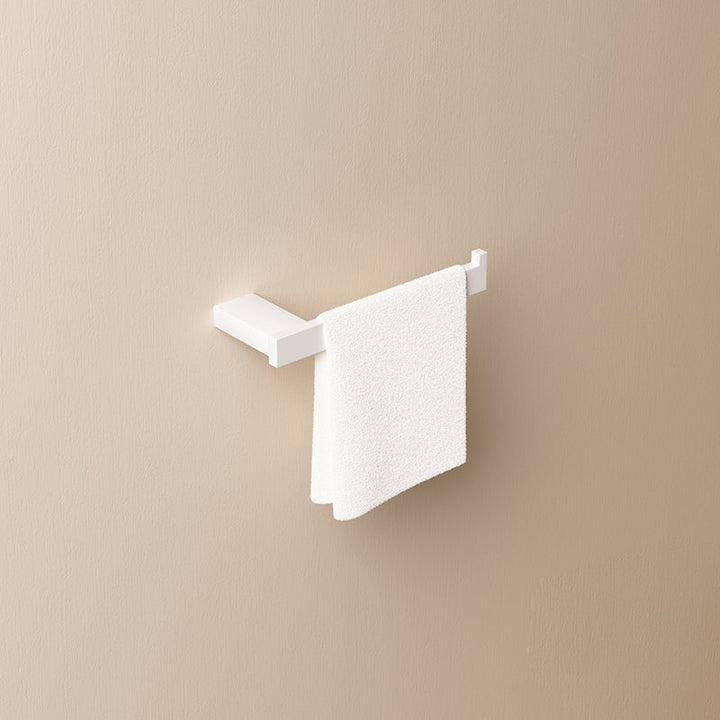 BowLift | Modern White Bathroom Accessory Set Stainless Steel Bath Hardware Set