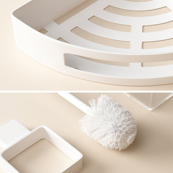 BowLift | Modern White Bathroom Accessory Set Stainless Steel Bath Hardware Set