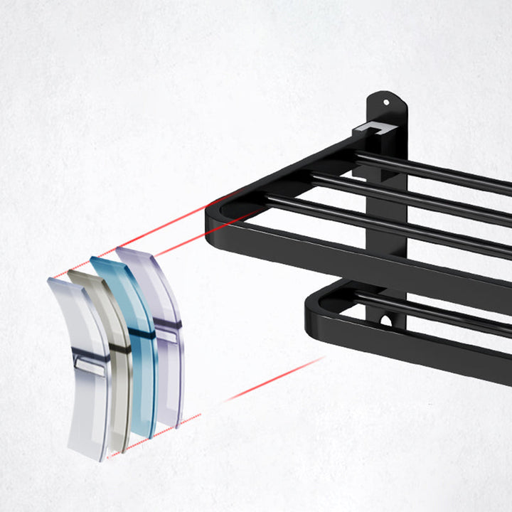 BowLift | Black modern bathroom accessory set stainless steel bathroom fittings