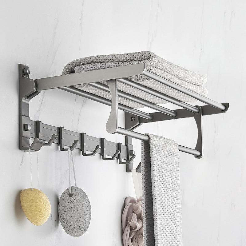 BowLift | Modern Chrome Bathroom Accessories Set Aluminum Bathroom Fittings Set