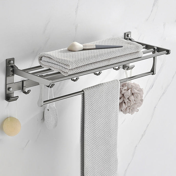 BowLift | Modern Chrome Bathroom Accessories Set Aluminum Bathroom Fixtures Set