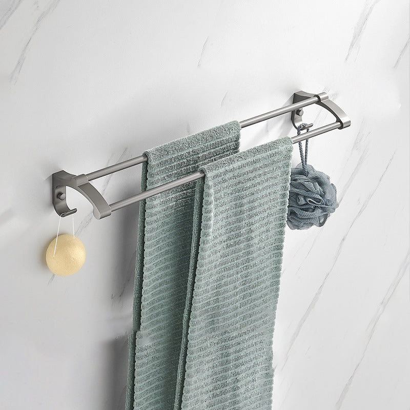 BowLift | Modern Chrome Bathroom Accessories Set Aluminum Bathroom Fittings Set