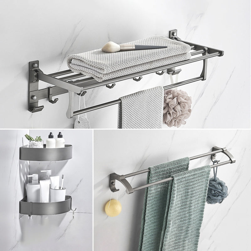 BowLift | Modern Chrome Bathroom Accessories Set Aluminum Bathroom Fittings Set