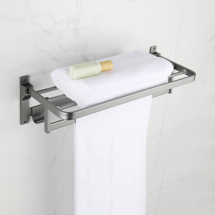 BowLift | Modern Chrome Bathroom Accessories Set Aluminum Bathroom Fixtures Set