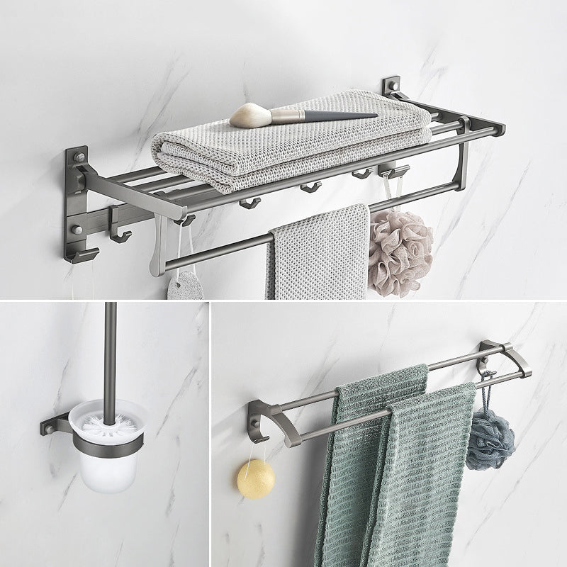 BowLift | Modern Chrome Bathroom Accessories Set Aluminum Bathroom Fittings Set