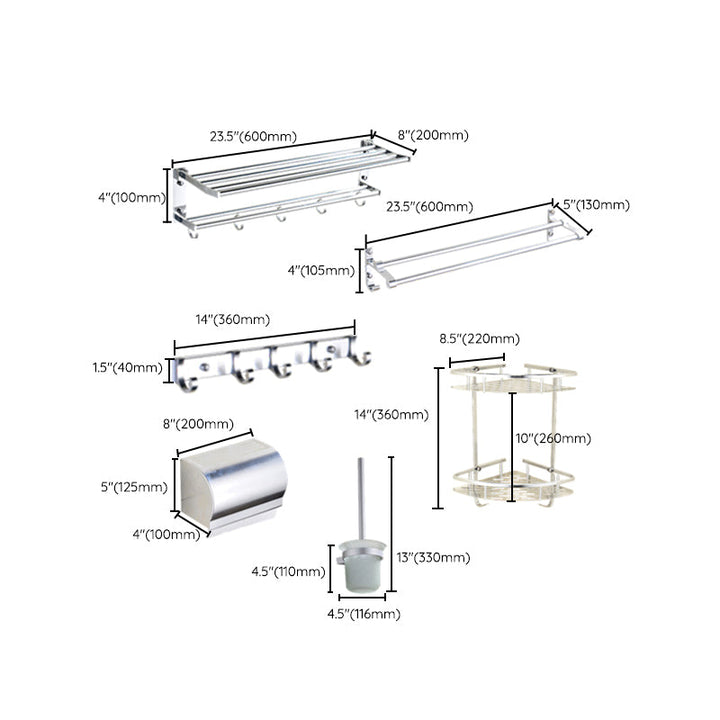 BowLift | Modern Stainless Steel Paper Holder Bathroom Shelf Bathroom Accessories Set