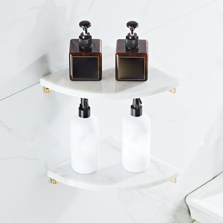 BowLift | Modern White Bathroom Accessory As A Single Piece Or In A Set Made Of Marble