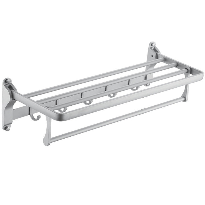 BowLift | 6-piece contemporary bathroom accessory set bathroom shelf/towel bar paper holder included