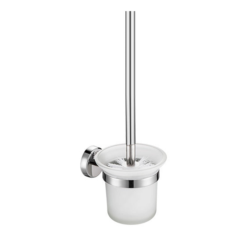 BowLift | Polished Chrome 5-piece modern bathroom accessory set with bathroom shelf