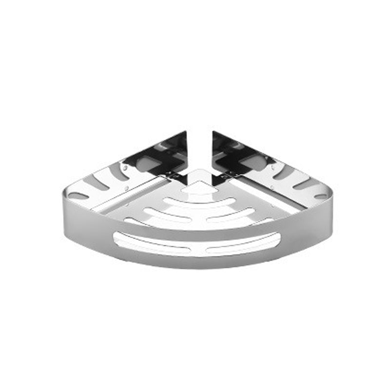 BowLift | Polished Chrome 5-piece modern bathroom accessory set with bathroom shelf