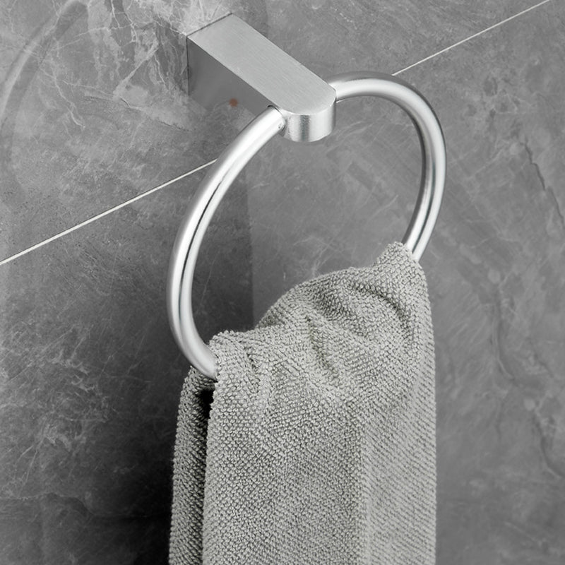 BowLift | 6-piece Chrome Bathroom Accessory as Individual Piece or as Set with Towel Ring Bar