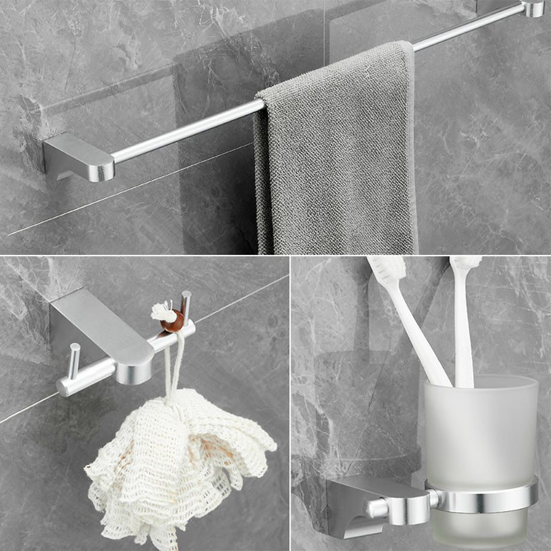 BowLift | 6-piece Chrome Bathroom Accessory as Individual Piece or as Set with Towel Ring Bar