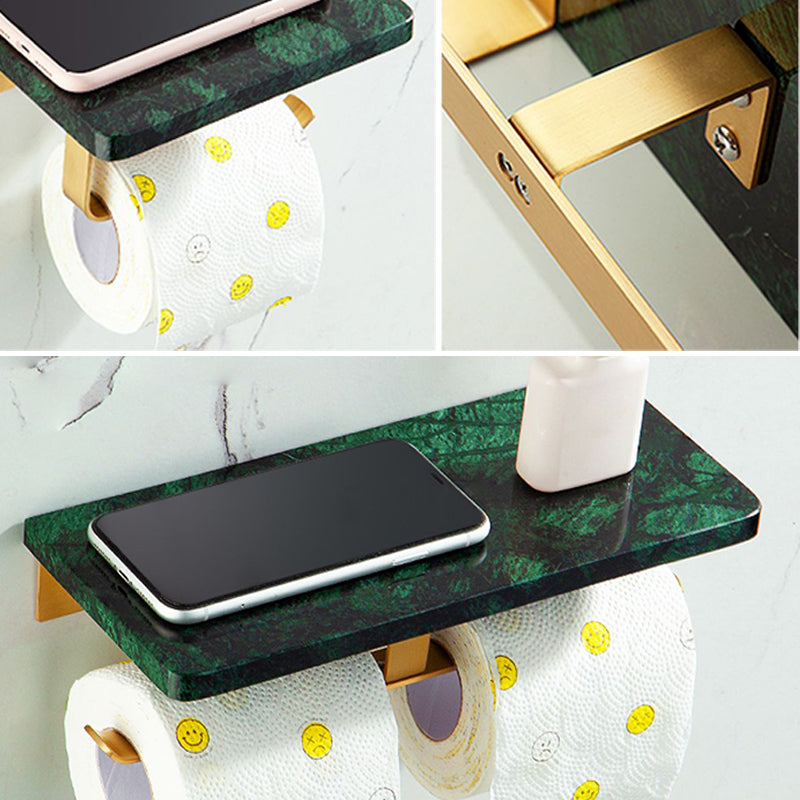 BowLift | Golden Bath Hardware Set Brass & Marble Bathroom Accessories Set