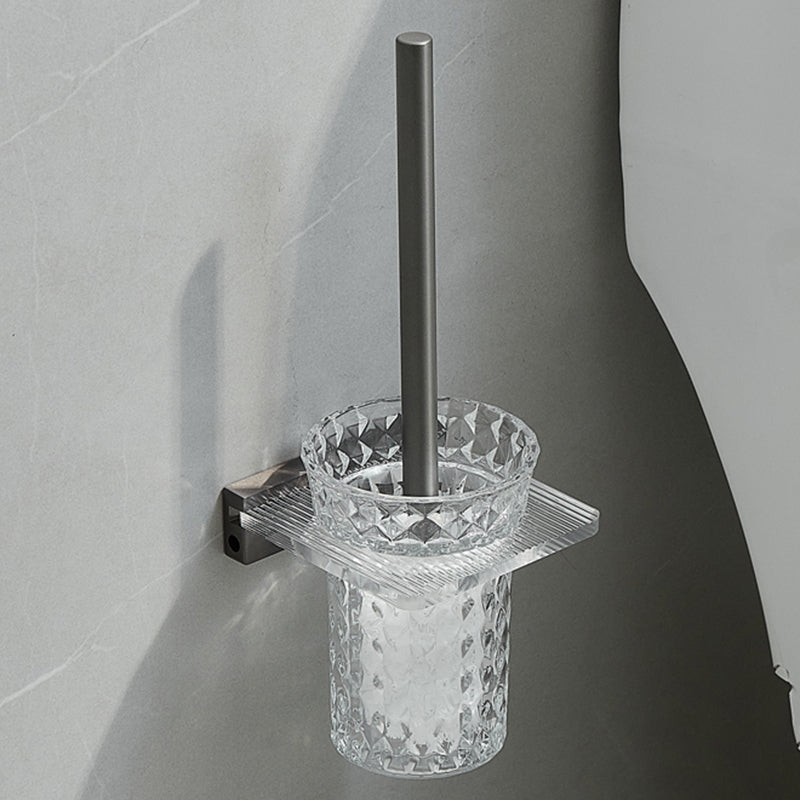 BowLift | Modern Bathroom Set Gray Towel Rack Bathroom Shelf Bathroom Accessories Set