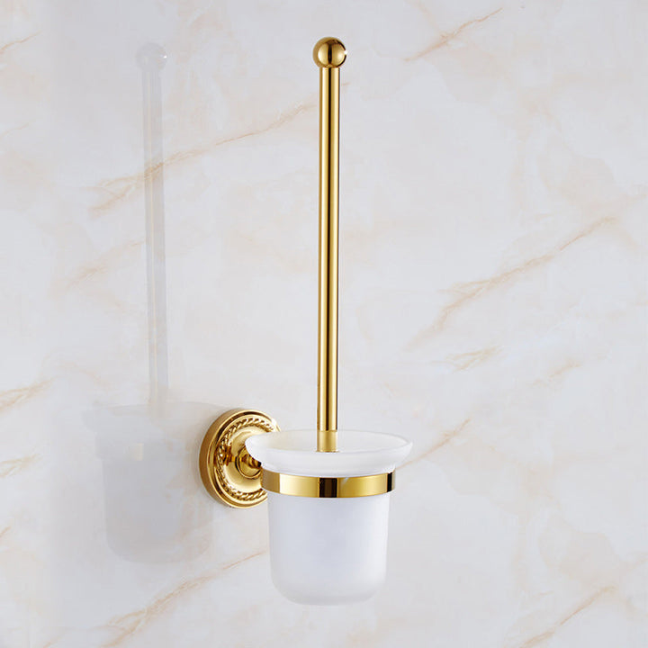 BowLift | Traditional Golden Bath Accessory Set Copper Bathroom Accessory Kit