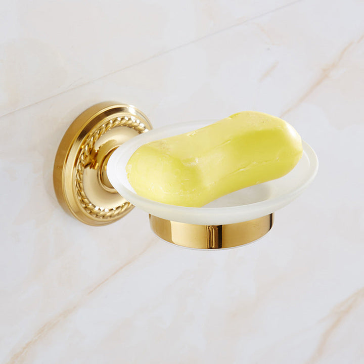BowLift | Traditional Golden Bathroom Accessories Set Copper Bathroom Set