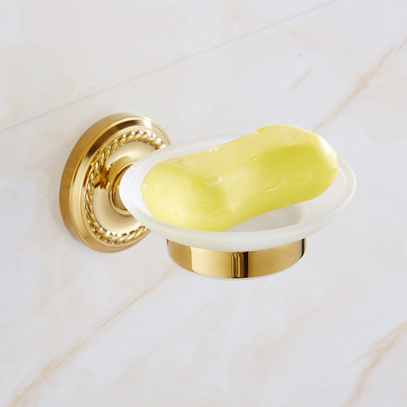 BowLift | Traditional Golden Bath Accessory Set Copper Bathroom Accessory Kit