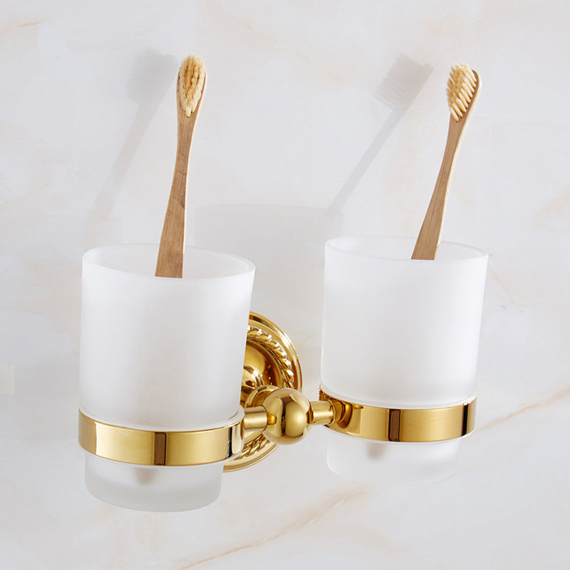 BowLift | Traditional Golden Bathroom Accessories Set Copper Bathroom Set