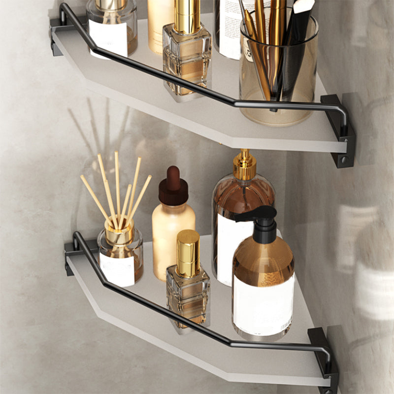 BowLift | Modern Bathroom Accessories Set Bathroom Shelf Towel Holder Black Bathroom Accessories Set