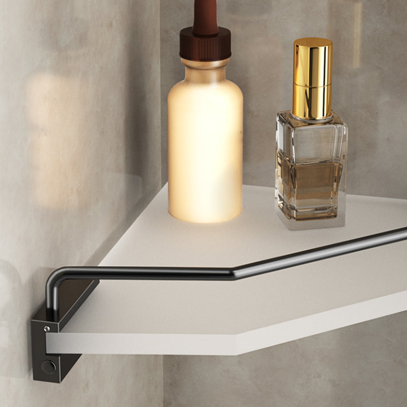 BowLift | Modern Bathroom Accessories Set Bathroom Shelf Towel Holder Black Bathroom Accessories Set