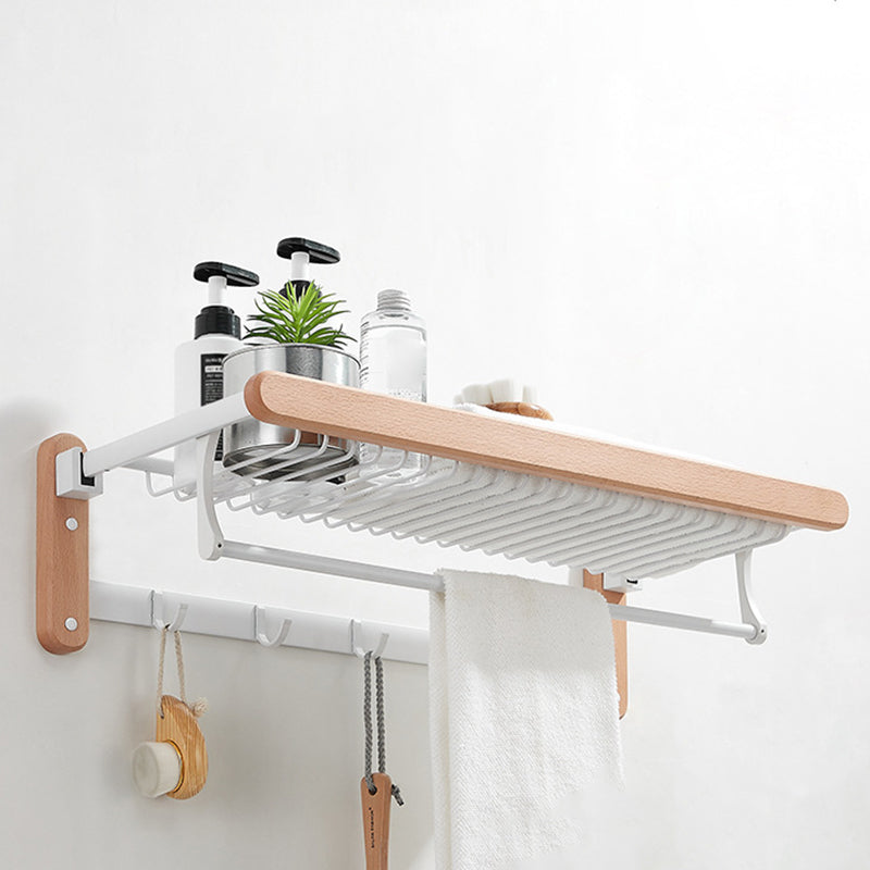 BowLift | White Bathroom Set Solid Wood & Aluminum Bathroom Accessories Individually or as a Set
