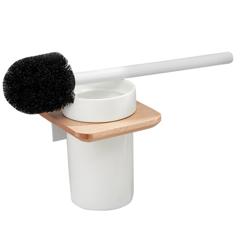 BowLift | White Bathroom Set Solid Wood & Aluminum Bathroom Accessories Individually or as a Set