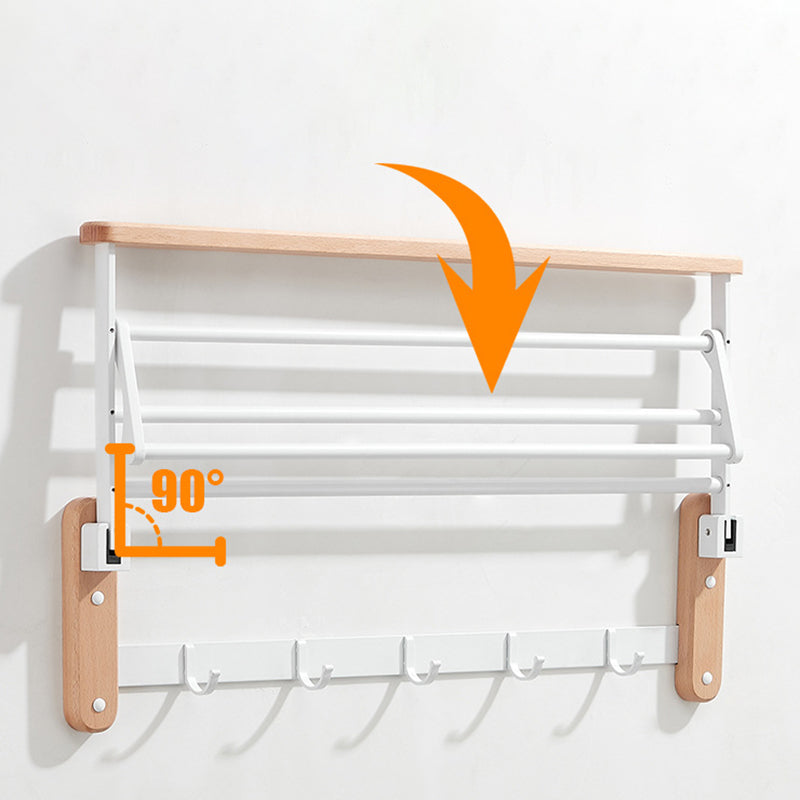 BowLift | White Bathroom Set Solid Wood & Aluminum Bathroom Accessories Individually or as a Set