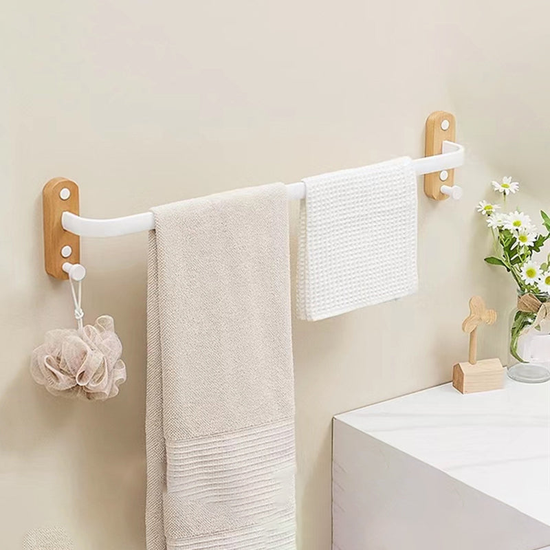 BowLift | White Bathroom Set Solid Wood & Aluminum Bathroom Accessories Individually or as a Set