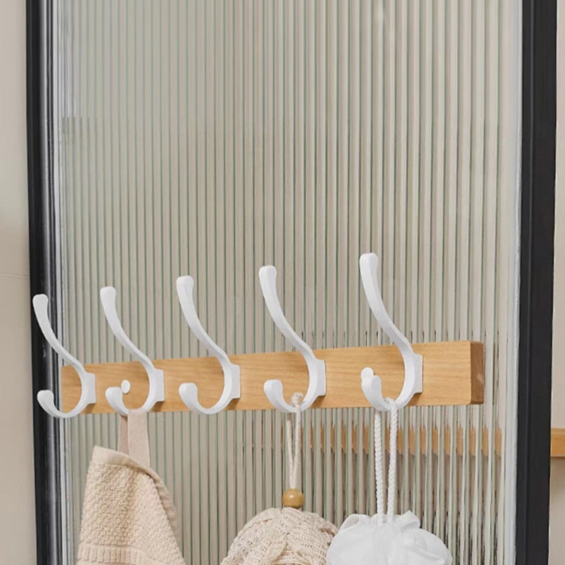 BowLift | White Bathroom Set Solid Wood & Aluminum Bathroom Accessories Individually or as a Set