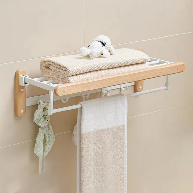 BowLift | White Bathroom Set Solid Wood & Aluminum Bathroom Accessories Individually or as a Set