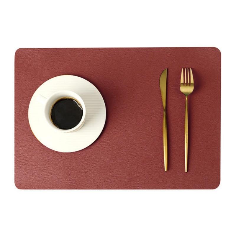 BowLift | Modern rectangular waterproof PU leather placemats
