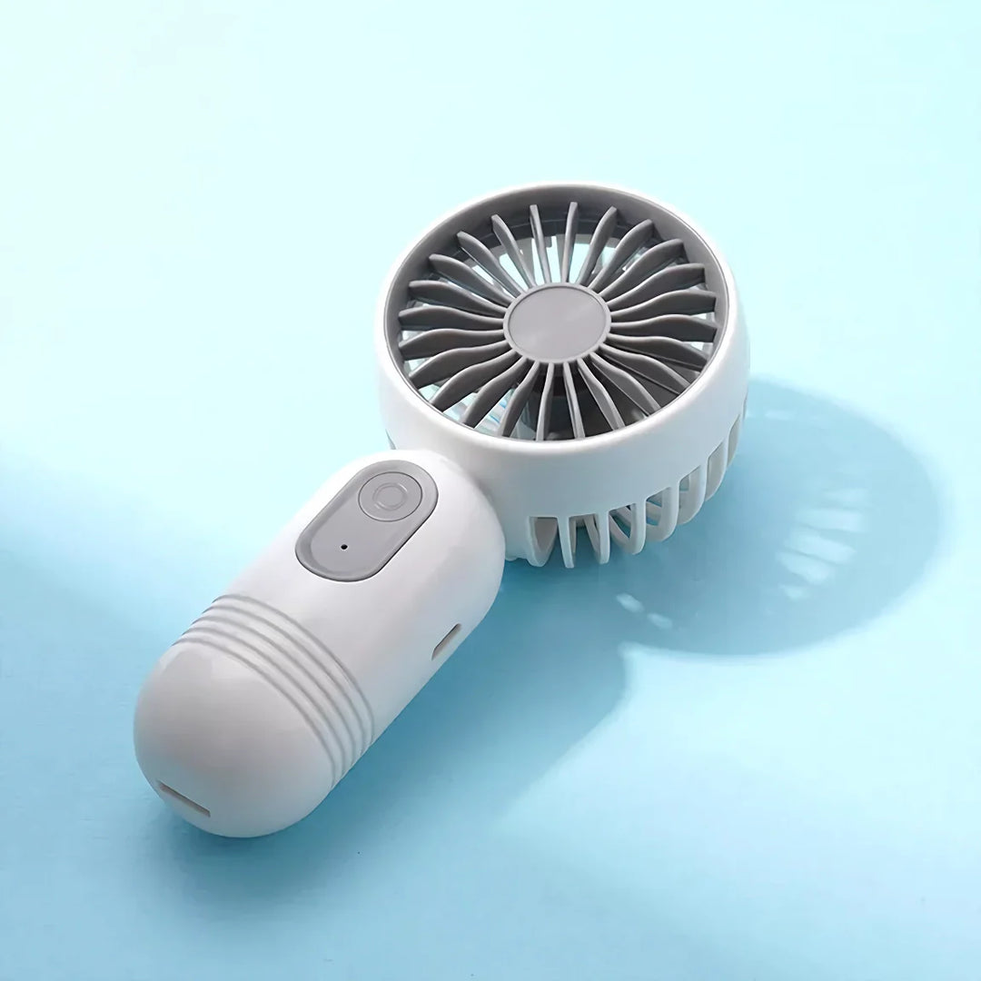 USB Rechargeable Mini Portable Fan With 3 Speeds | Bowlift