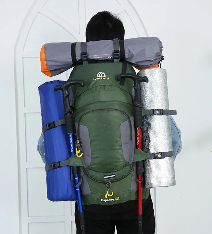 BowLift | 60L Waterproof Backpack – Ultimate Outdoor Backpack for All Adventures