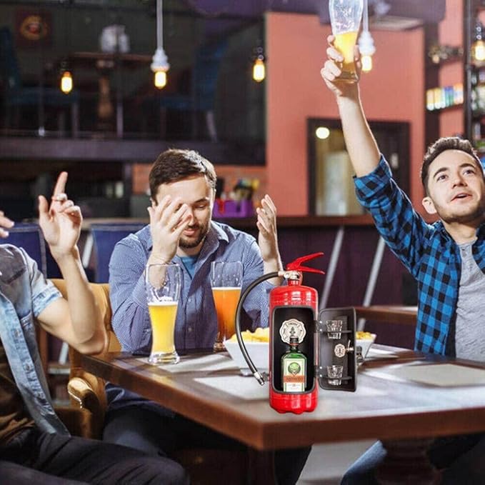 BowLift | "My Cave My Rules" Gift Can Bar Set Fire Extinguisher