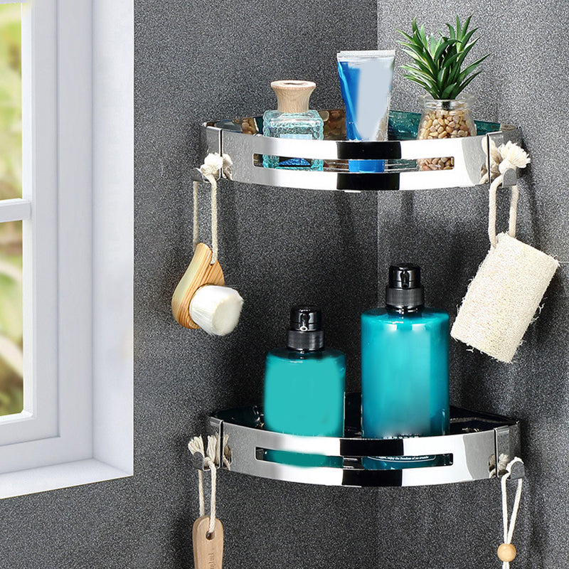 BowLift | Classic Polished Chrome Bathroom Accessory Set Towel Rail/Paper Holder/Bathrobe Hook Included