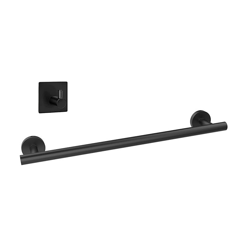 BowLift | 7-piece bathroom accessory set made of stainless steel with paper holder/robe hook/towel ring bar